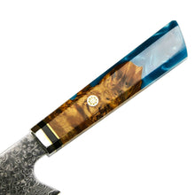Load image into Gallery viewer, Damascus Chef Knife with Resin Wood Handle Japanese - Kitchen Altitude
