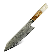 Load image into Gallery viewer, Damascus Chef Knife with Resin Wood Handle Japanese - Kitchen Altitude
