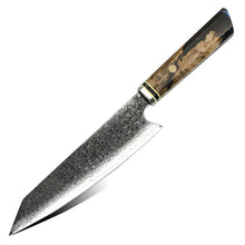 Load image into Gallery viewer, Damascus Chef Knife with Resin Wood Handle Japanese - Kitchen Altitude
