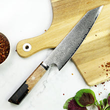 Load image into Gallery viewer, Damascus Chef Knife with Resin Wood Handle Japanese - Kitchen Altitude
