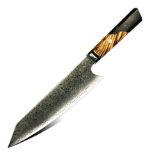 Load image into Gallery viewer, Damascus Chef Knife with Resin Wood Handle Japanese - Kitchen Altitude
