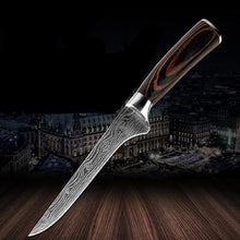 Load image into Gallery viewer, Damascus Kitchen Knife Sets Stainless Steel Pattern Cooking Knives - Kitchen Altitude
