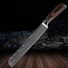 Load image into Gallery viewer, Damascus Kitchen Knife Sets Stainless Steel Pattern Cooking Knives - Kitchen Altitude
