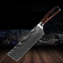Load image into Gallery viewer, Damascus Kitchen Knife Sets Stainless Steel Pattern Cooking Knives - Kitchen Altitude
